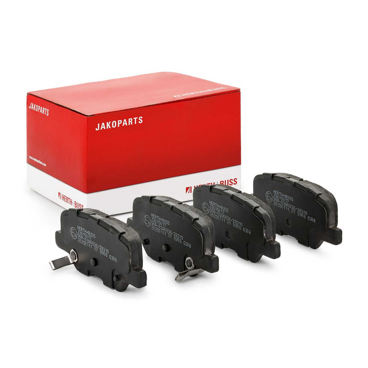 Задні гальмівні колодки Jakoparts J3615017 ціна, від 18.76 USD